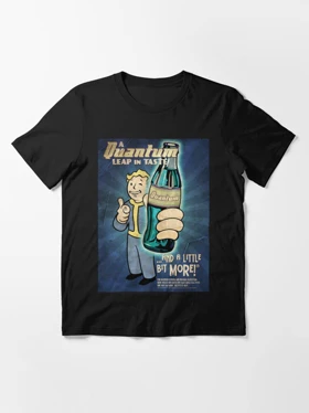 تیشرت طرح فال اوت | Nuka Cola Quantum Poster Essential T-Shirt کد 223749