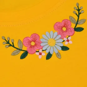 تیشرت یقه گلدوزی 400370