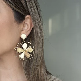 کالکشن گوشواره کنفی دست‌ساز و نخی رافیا