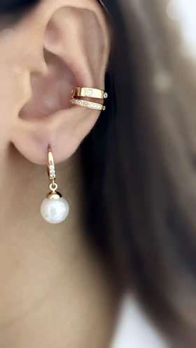 گوشواره مرواریدی زنانه ژوپینگ 802