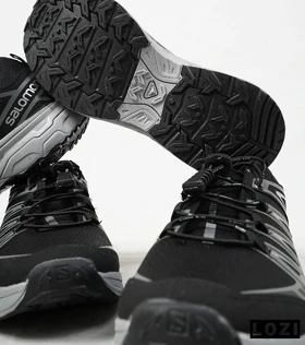 کفش کتانی بزرگ پا مشکی طوسی Salomon X ULTRA