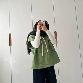 وست کلاه دار دخترانه مدل پرتو