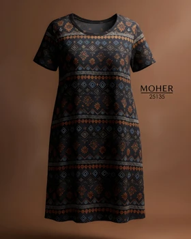 پیراهن راحتی زنانه با طرح سنتی