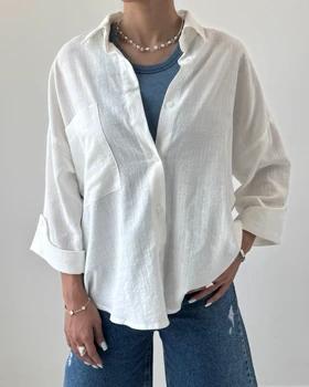 شومیز  آستین برش یارا   کد 500431