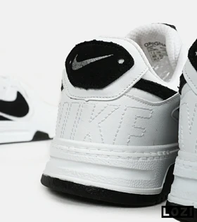 کفش کتانی مردانه و زنانه سفید مشکی نایک NIKE AIR FORCE مدل 6417