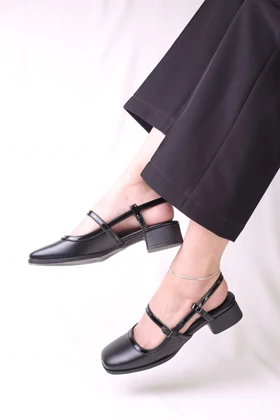 کفش مجلسی پاشنه‌دار مریجینت مات