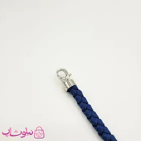 دستبند امگا برزنتی یا کنفی سرمه ای مردانه زنانه مسترکپی