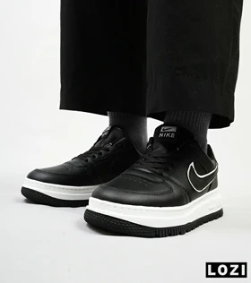 کفش کتانی بزرگ پا مشکی سفید نایک NIKE AIR FORCE