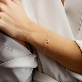 دستبند نقره رندا کد 0317