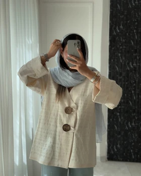شومیز دکم چوبی