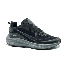 کفش و کتانی اسپرت مردانه و زنانه مدل نایک زوم NIKE_ZOOM رنگ مشکی طوسی
