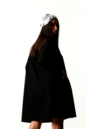 پیراهن آستین بلند پایین گشاد