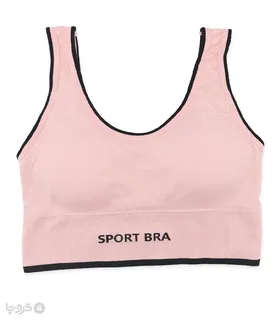 ست شورت و نیم‌تنه کاپ‌دار کبریتی طرح Sport Bra کد 6759