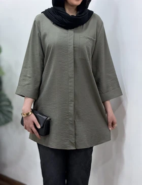 مانتو دکمه دار یکتا(ایراد دار)