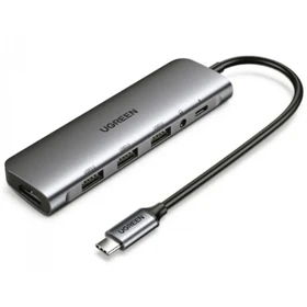 هاب تایپ سی 6 پورت یوگرین CM136 80132