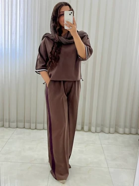 ست زنانه دخترانه اسپرت بیرونی کد 675