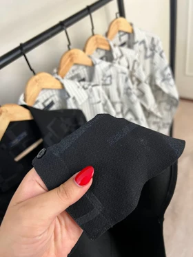 پیراهن آستین بلند مردانه – کد 2590