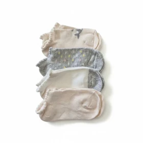 جوراب دخترانه لوپیلو کد Z-NB65 مجموعه 4 عددی