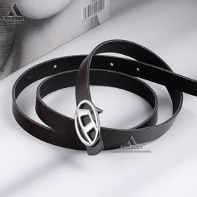 کمربند زنانه دیزل Diesel Leather Belt BL55 (قهوه‌ای)
