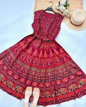 شومیز طرح‌دار کتان