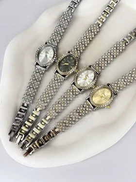 ساعت زنانه طرح نقره نگینی 942