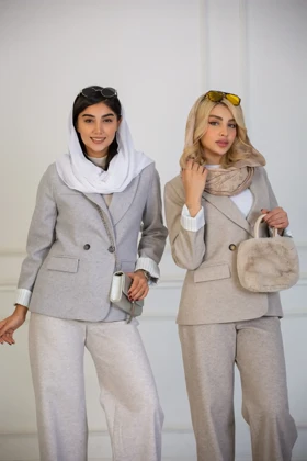 پالتو فوتر آستردار مچ راه راه