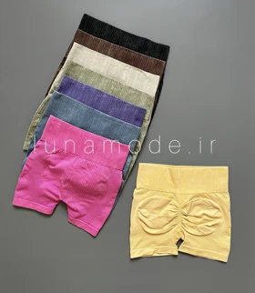 شلوارک زنانه سنگشور پشت چین‌دار