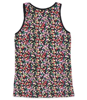 تاپ آستین حلقه‌ای نخی 1Inci بیر اینجی طرح گل‌های رنگارنگ کد 20002