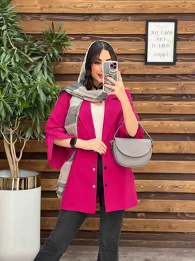 مانتو لینن آستین مثلثی