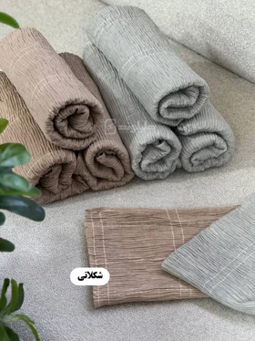 شال پلیسه پاییزه نلی