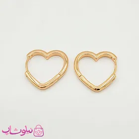 گوشواره دخترانه ژوپینگ قلب ساده