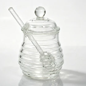 ظرف عسل پیرکس خمره ای 300 میل