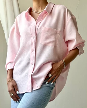 شومیز تک جیب شانتون کد 500427