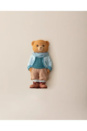 مگنت Madame Coco مدل Voir Bear رزین - چندرنگ