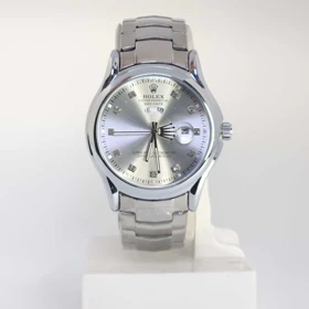 ساعت مچی مردانه رولکس Rolex Day Date 3561 تاریخ دار با ماندگاری رنگ بالا (نقره ای)