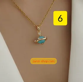 گردنبند زنانه استیل طرح طلا