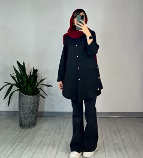 مانتو دکمه دار آواز