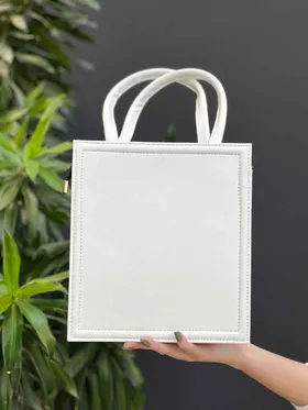 کیف مکعبی دسته دار ساده