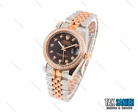 ساعت مچی رولکس زنانه دیت جاست سایز متوسط مدل Rolex-2481-L