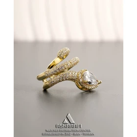 انگشتر مار طلایی Women Ring GD07