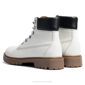 بوت تی‌تی گازولین سفید - GAAZOLIN TT Boots White