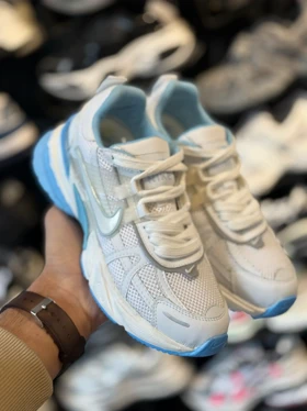 کتانی زنانه v2k سفید آبی