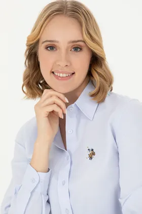 پیراهن پایه آستین بلند آبی روشن زنانه 50271935-vr003 953737