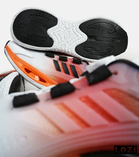 کفش کتانی مردانه و زنانه طوسی مشکی نارنجی ADIDAS sneakers