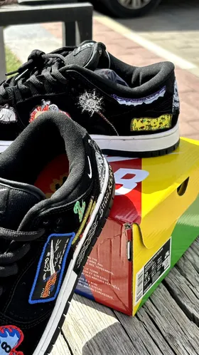 کتانی نایک اس بی دانک بدون ساق نیک فیس Nike SB Dunk Low Neckface