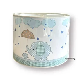 ست چهارتیکه لوستر طرح فیل آبی KIMKIM