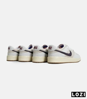 کفش کتانی مردانه و زنانه کرم طوسی بنفش نایک NIKE SB Dunk