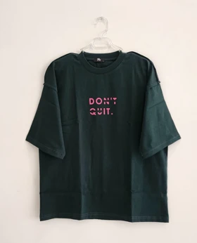 تیشرت باکسی don't quite سبز