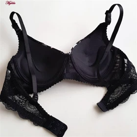 ست شورت و سوتین زنانه پانیذ مدل فنردار دکلته پوش آپ کد 4689-6