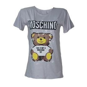 تیشرت زنانه ویسکوز طرح دار اسپرت